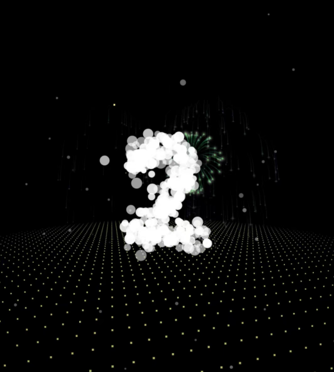 漂亮的节日烟花源码