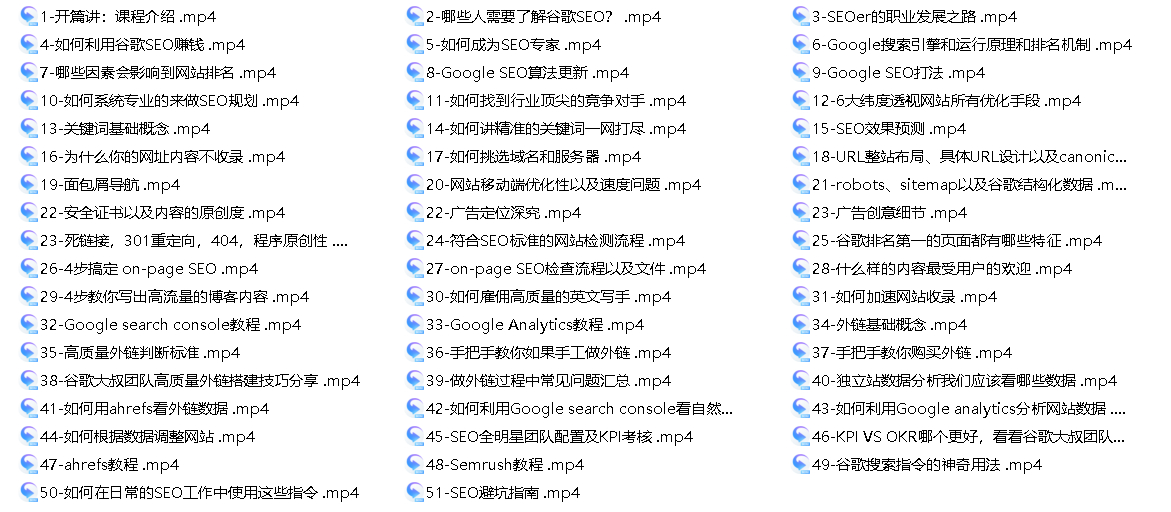 谷歌SEO实战教程:谷歌排名第一 从入门到高阶
