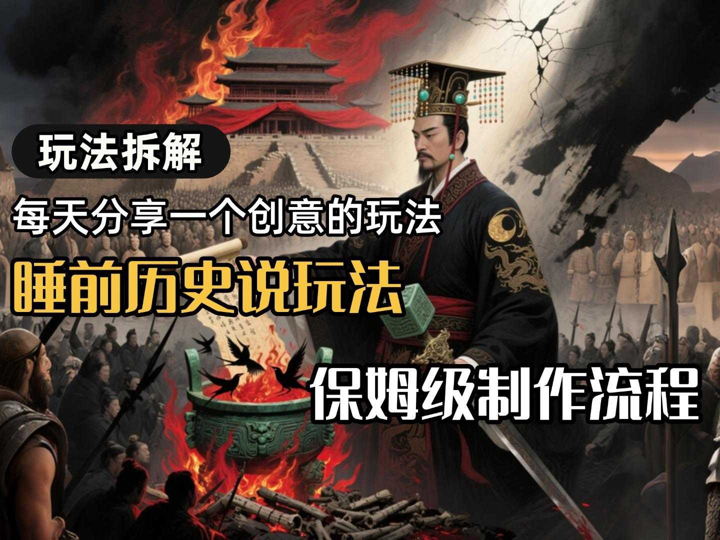 13条作品涨粉24.5万,全流程拆解睡前历史说,保姆级教程