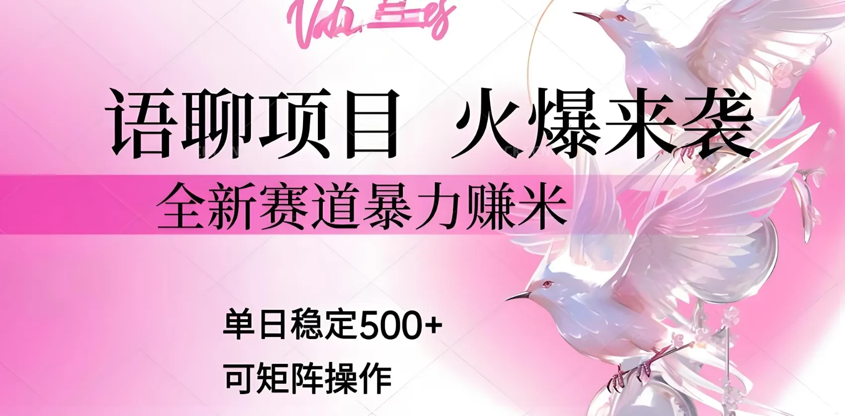 语聊项目 火爆来袭 全新赛道暴力赚米 单日稳定500+ 可矩阵操作 第1张